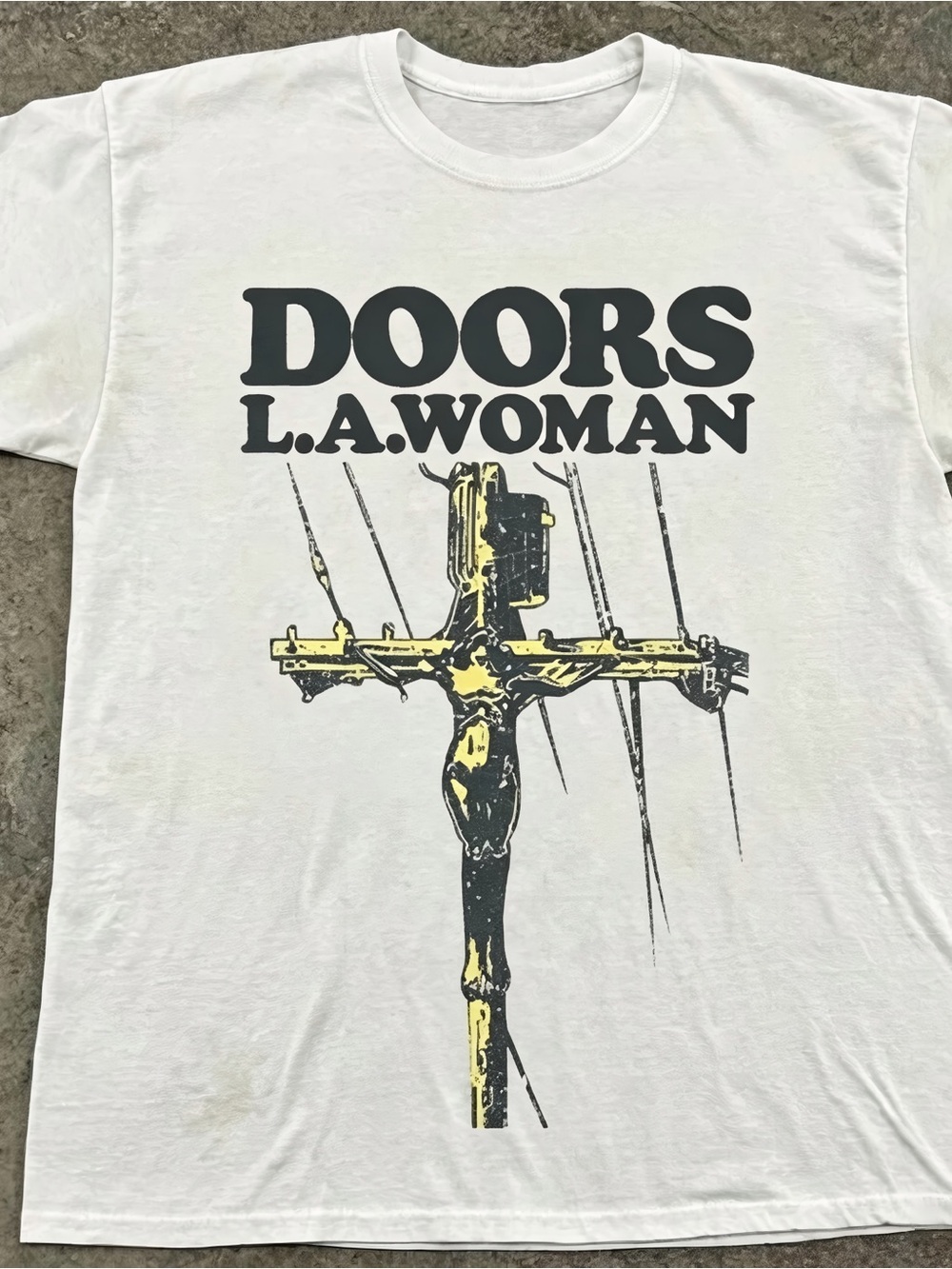 The Doors L.A. Woman Retro Rock Band Graphic Womens Mens T-shirt Unisex